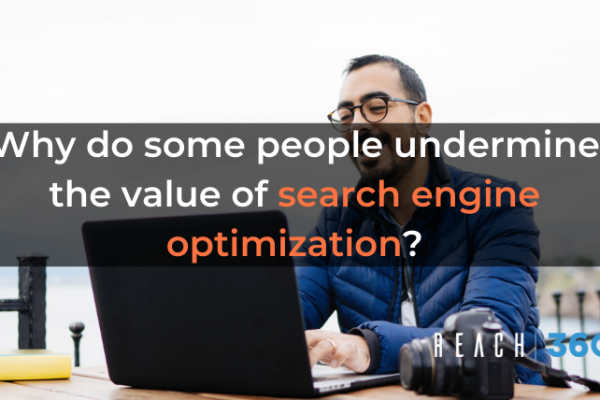 Why do some people undermine the value of search engine optimization?